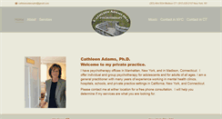 Desktop Screenshot of cathleenadams.com